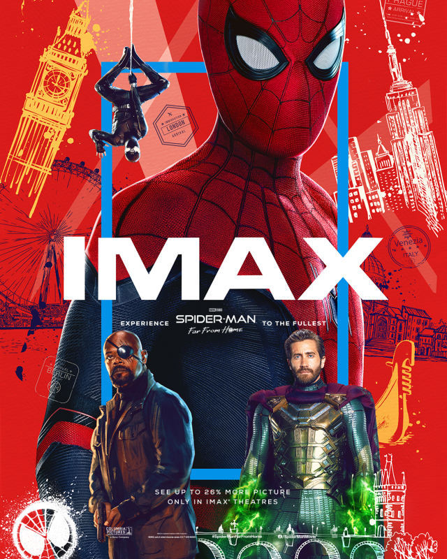 Spider-Man Far From Home Imax Poster